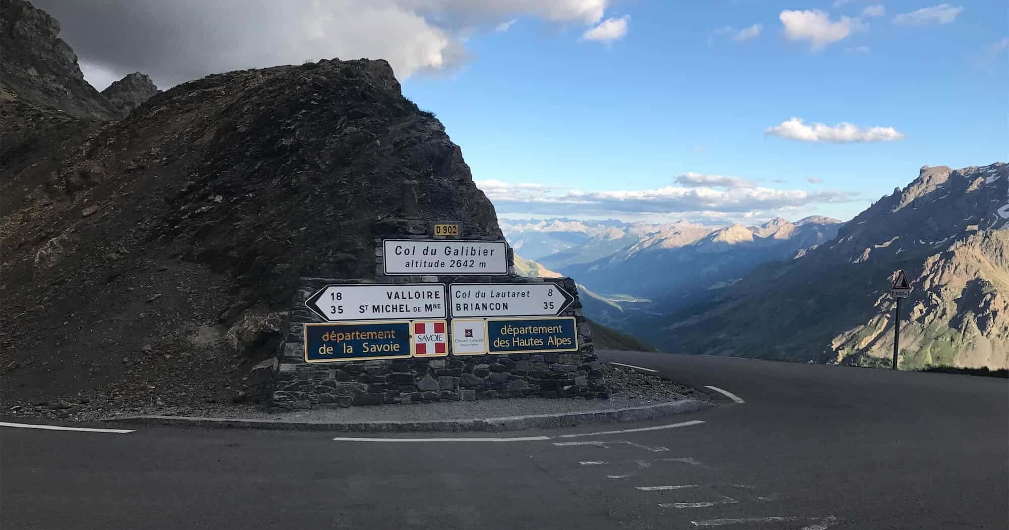 cropped col du galibier summit marker and road signs.jpg