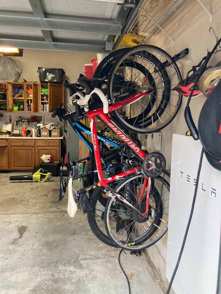 Koova bike rack Bikes racked after
