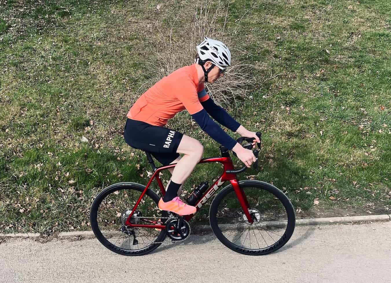 cyclist on a training ride