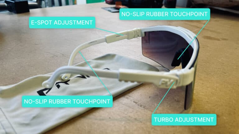 pit viper sunglasses with espot turbo features labeled