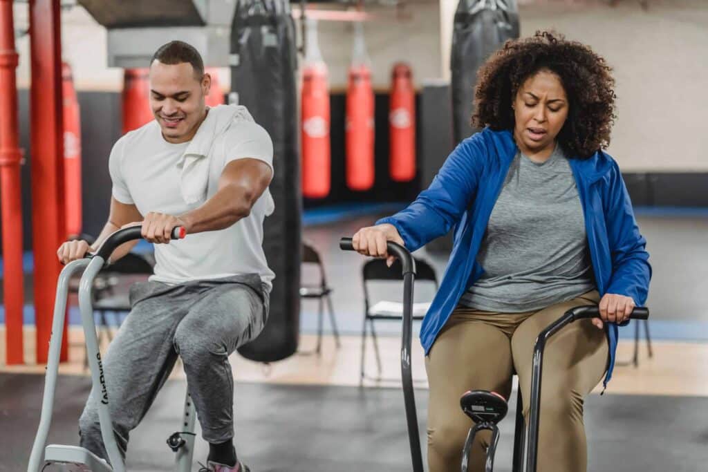 recumbent bike gym